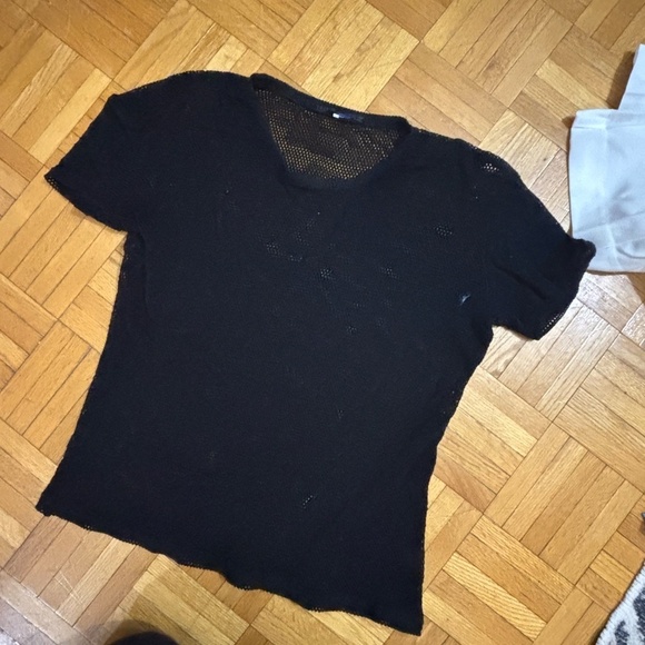 Tops - mesh tshirt *accepting offers